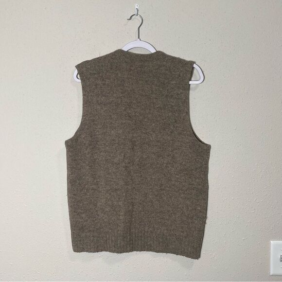 Robert Bruce 100% Wool V-Neck Knit Sweater Vest Men's Size Large - Picture 10 of 13